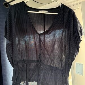 O'Neill Women's Blue Sheer Blouse